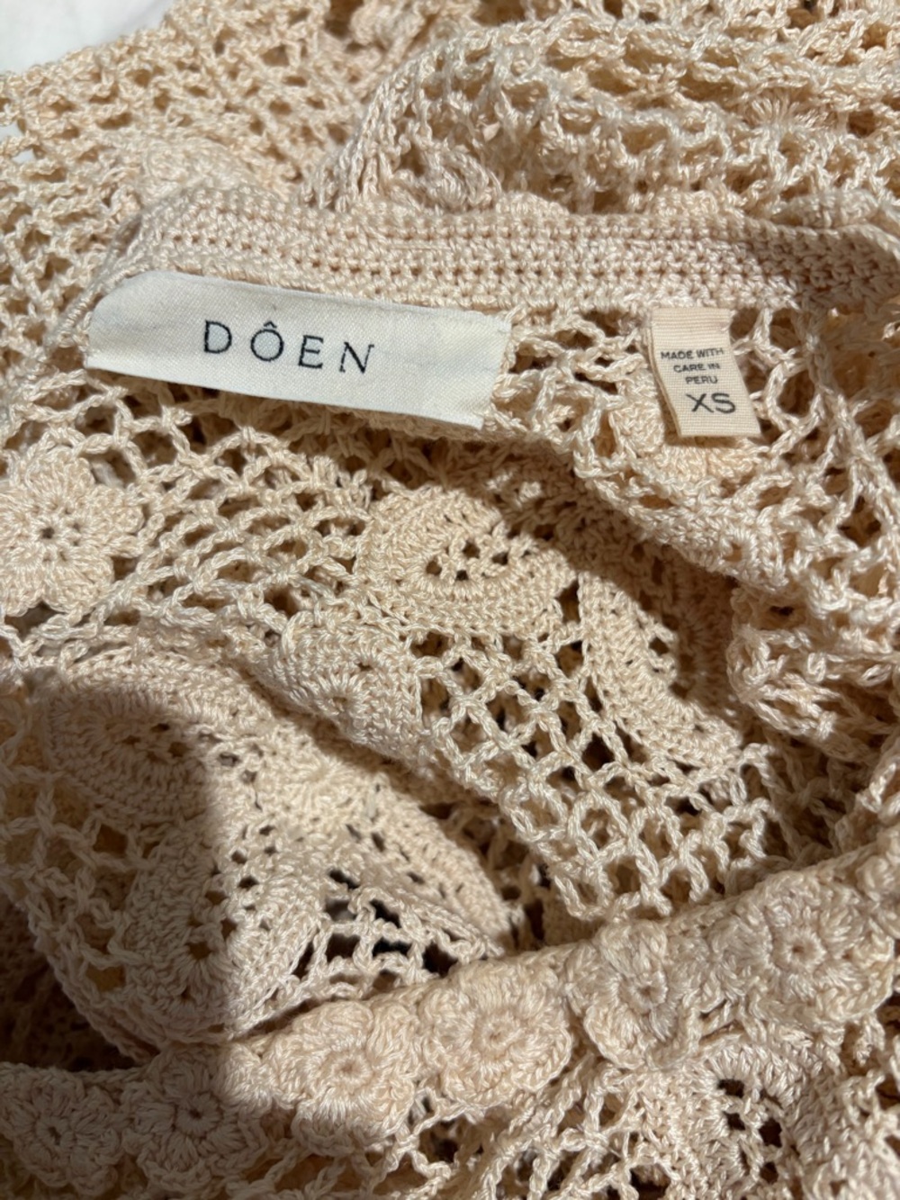 NWOT Doen Dottie Dress in Natural - Picture 8 of 11